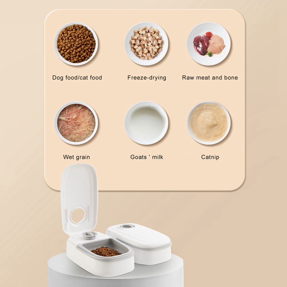 Automatic Timed Pet Feeder – Programmable Food Dispenser for Cats & Dogs