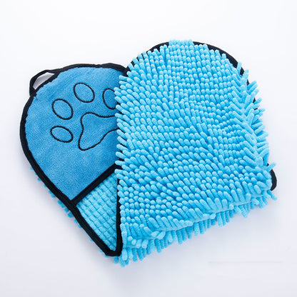 Super Absorbing Pet Towel – Quick-Dry, Soft & Durable for Dogs & Cats